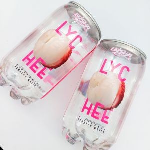 Hot sale lychee flavor soft drink sparkling water