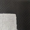 Hot sale products waterproof snake skin grain embossed pu microfiber leather for jacket