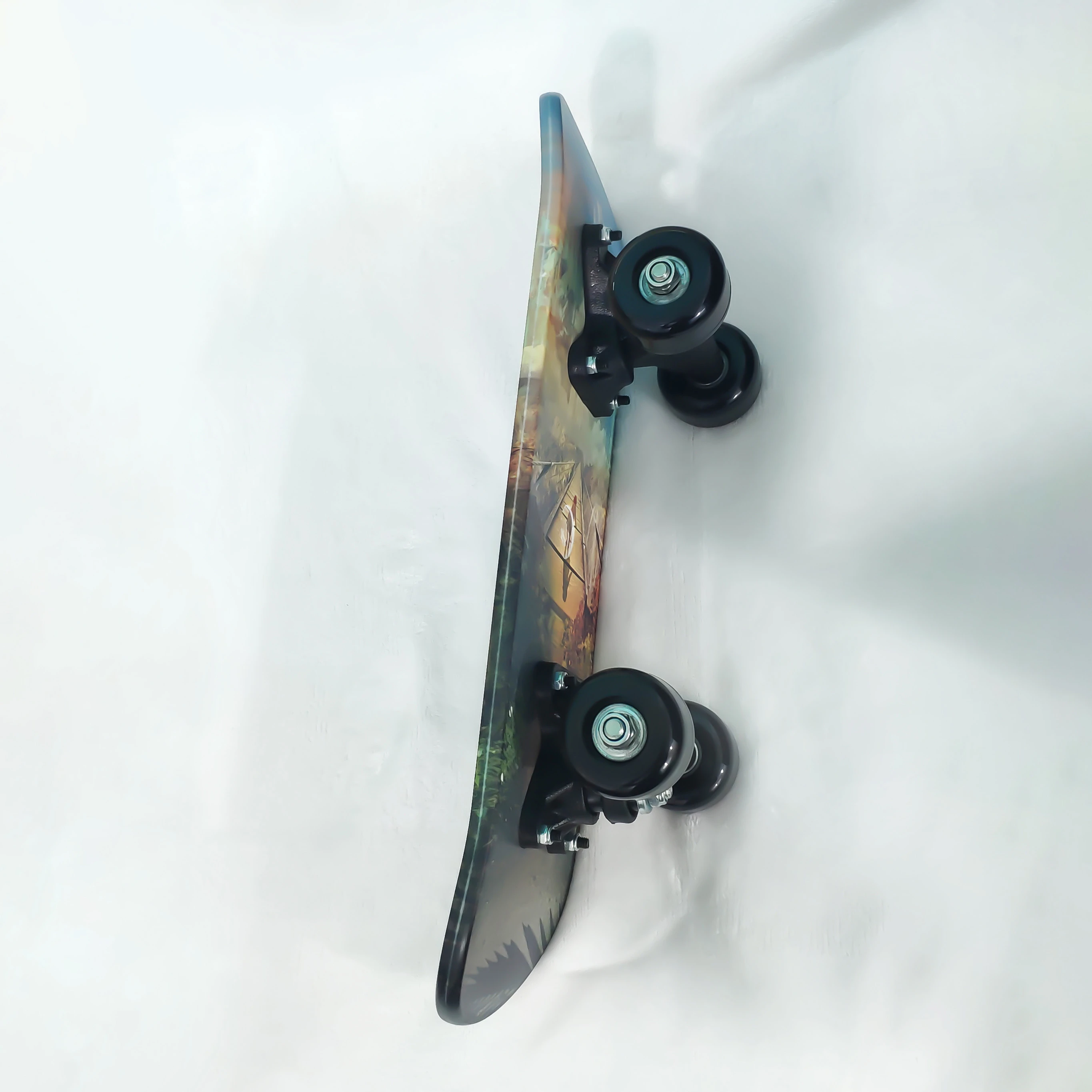 Hot Sale Sublimation 43*20 Inch Deep Concave Skate Board  Heat Transfer PC Custom Decks Skateboard