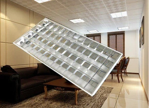 Hot sell in Europe and America market T8 Factory price ce ul square led grille lamp for office warehouse(2*2 2*4" 4ft )