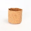 Hot selling customize fashion cork garden pot vintage waterproof eco-friendly cork mini flowerpot