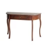 Hot selling hallway half round wooden console table 9117