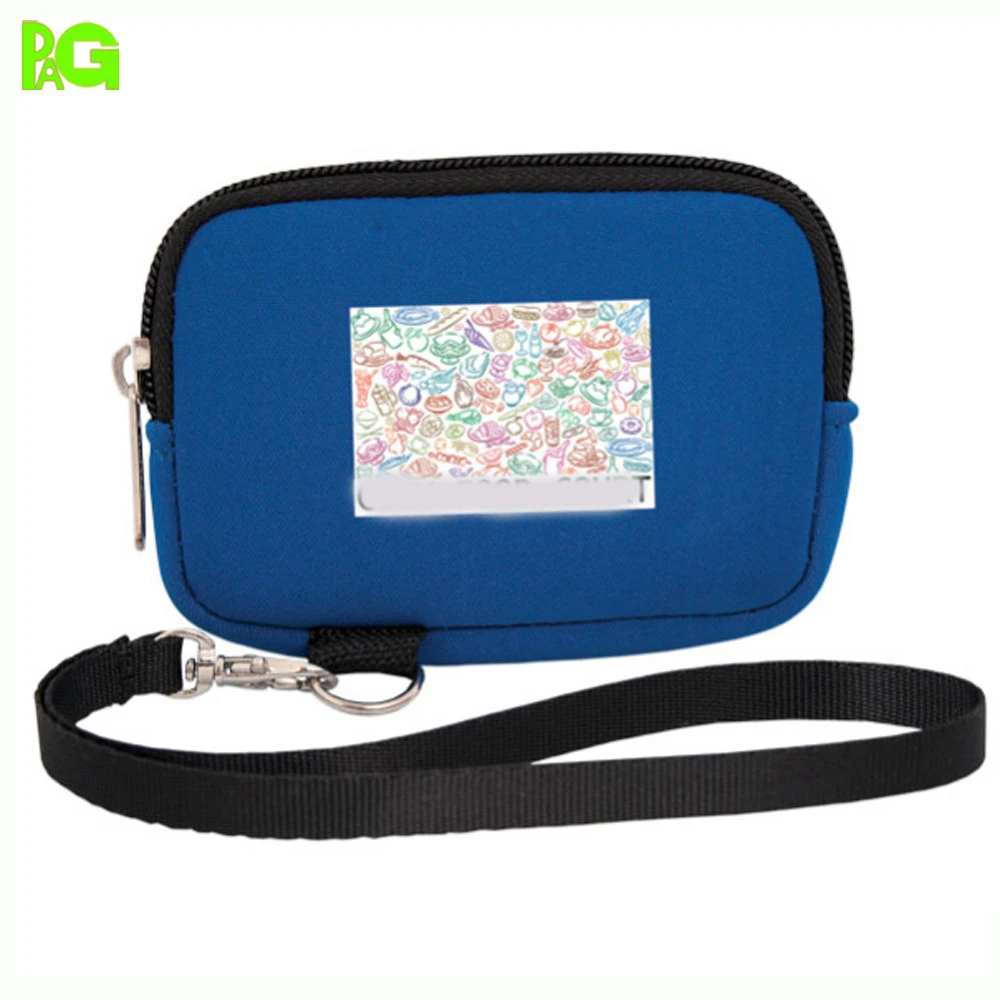 Hot Selling neck strap with cell phone pouch