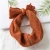 Hot Selling Solid Color Baby Bow Knot Polyester Wide Hairband Wholesale