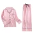 Import Hot selling spring summer fall women girls sleepwear 7 pieces set wholesale printed satin pajama from China