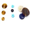 Hot selling Wholesale 4 hole Hand Faux Horn buttons for men&#x27;s wear  Designer Coat Buttons