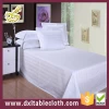 hotel used pure white bedspread