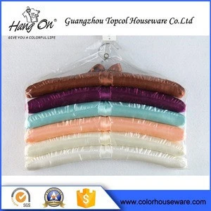 Household clothes Natural Color Pretty Satin Hanger