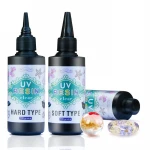 Huaxin Soft Hard 100g Craft Crystal Clear Liquid Epoxy DIY UV Curing Sensitive Resin