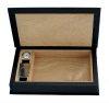 Humidor 5 CT Portable Tobacco Storage Holder Box Travel Cigar Case Leather