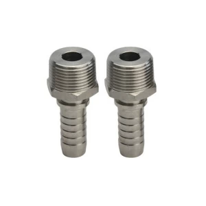 Hydraulic Hose Connectors Stainless Steel BSPT Male Hose Coupling Fittings