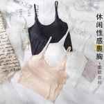 ice silk no pilling soft one piece camisole latest girl sport vest quick dry crop top