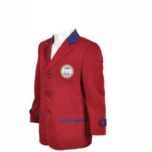 iGift Fashion Red Primary Boys Kids Primary School Uniform Design