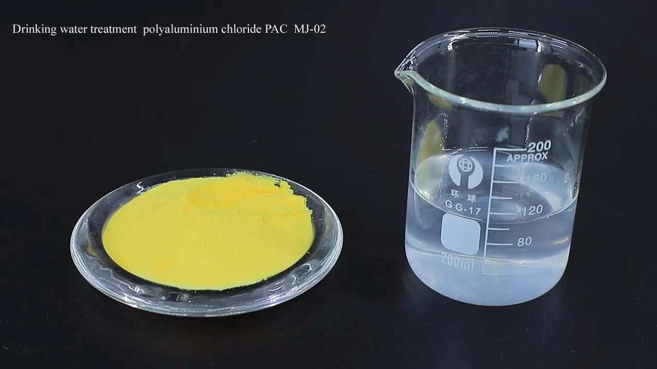 Industry grade Water Treatment Chemicals  28% polyaluminium chloride yellow pac powder