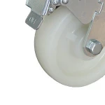 Industry Heavy stem Duty swivel plate nylon caster wheels with brake