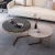 Import Italian Light Luxury Stone Simple Living Room Tea Table Round Marble Table from China