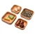 Import Japanese Cuisine Tableware Party Serving Tray Party Food Trays Containers Wood Square Modern Wooden Platters Plate Dish Polished from China