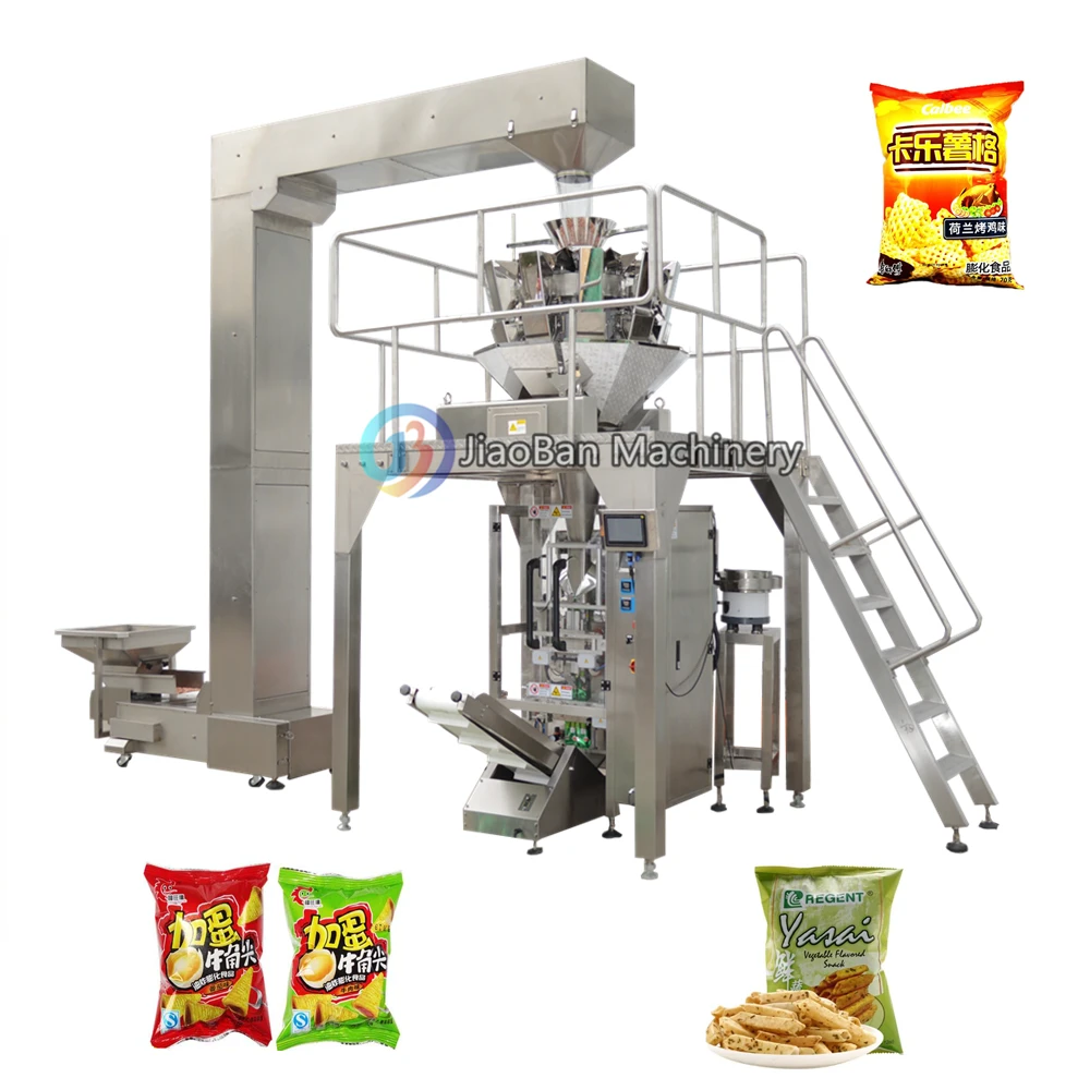 JB-420Z VFFS packaging machine vegetables/ dry fruits/ biscuits weigher granule bag packing machine