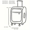 JINYI Trendy Suitcase Luggage Set Of 3 Environmentally Friendly Luggage 2024 Luggage Travel Bags Suitcase Sets