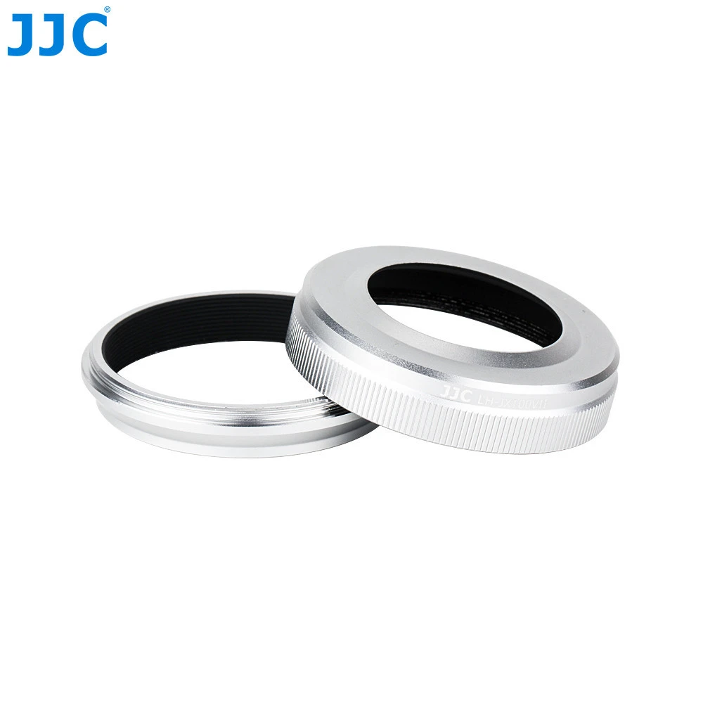 JJC LH-JX100VII Silver Lens Hood For Fujifilm X100V, X100, X100S, X100T and X100F cameras