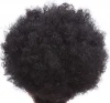 KellyMei synthetic 10inch big size Afro curl clip in hair buns chignon kinky ponytail