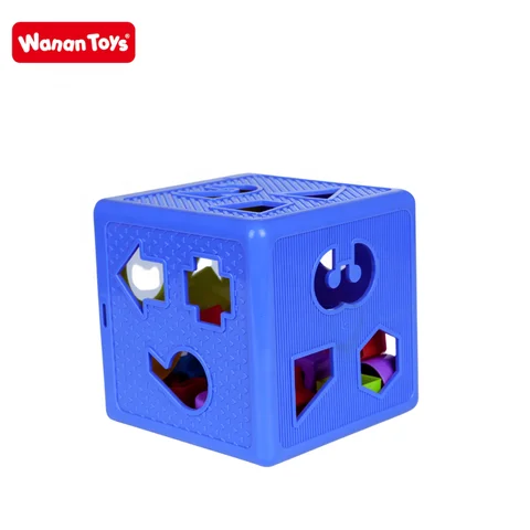 Buy Kids Creative Intelligence Educational Geometric Shape Sorting Cube ...