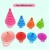 Import Kitchen Accessories Food Grade Silicone Collapsible Funnel Silicone Foldable Kitchen Funnel for Liquid and Powder Transfer from China