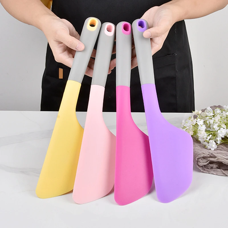 Kitchen baking heat resistant silicone bakery spatulas set