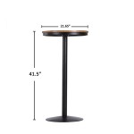 Kitchen dining furniture wooden bar table and stools set for sale