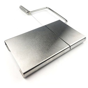 Kitchen Gadgets Butter Cutter Stainless Steel Wire Cheese Slicer and Cutting Board