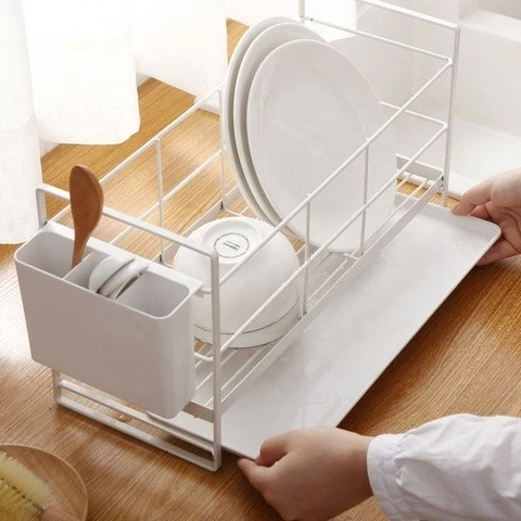 Kitchen multi function dishes plates utensils drying rack