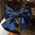Import Korean Big Satin Solid Ribbon French Barrette Large Soft Silky Hair Bow Clip Hair Accessories for Little Teen Toddler Girls from China