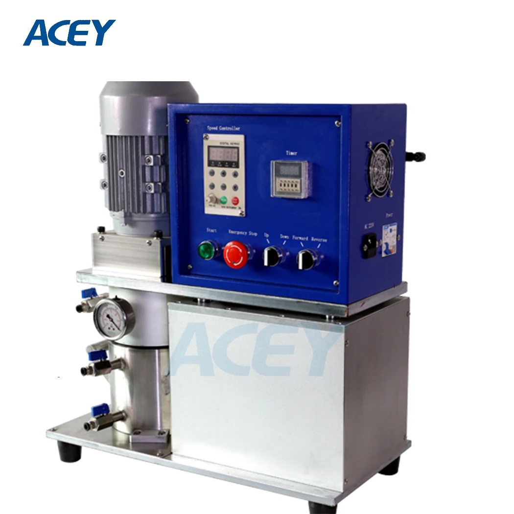 Lab Vacuum Homogenize Mixer With Mixing Tank Of Lithium Ion Battery Making Machine