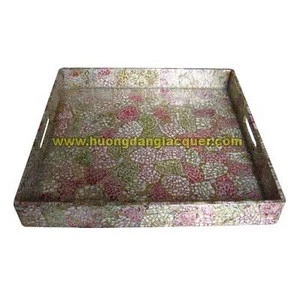 lacquered serving tray vietnam, handmade lacquerware, lacquer products.