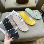 Ladies candy color slippers for women  sandals 2020 No. B1178