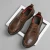 Import laoks Mens lace up genuine Leather Outdoor comfortable soft Walking Driving Casual Shoes Work shoes from China