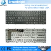 Laptop keyboard For Lenovo Ideapad 110-15ISK 110-17ACL 110-17IKB Russian notebook keyboard with power button with frame