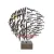 Large Sculpture  Customized Modern  3D Shaped Stainless Steel Abstract Sculpture  Stainless Steel Fish Ball
