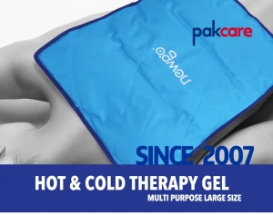 Large size customize logo polyester coating pvc hot cold pack reusable  pain relief