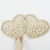 Import laser cut custom wooden heart blank plaque for wedding decoration from China