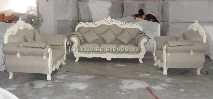 latest design fabric sofa, antique fabric sofa set
