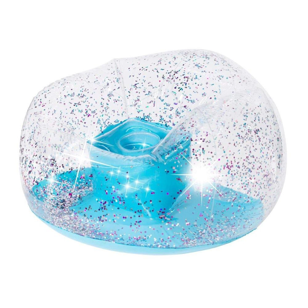 Buy Lc Home Pvc Inflatable Glitter Lounger Lazy Air Sofa Bed Chair ...