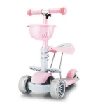 LED Light-Up Wheels Adjustable Kids Three Wheel children scooter ride on car
