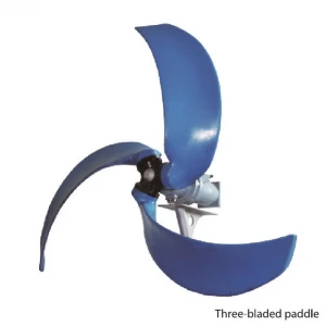 LFP banana low speed propeller for wastewater