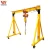 Import Light weight 2t small mobile gantry cranes with electric hoist price from China