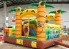 lion inflatable paradise forest jungle jumping bouncer for kids