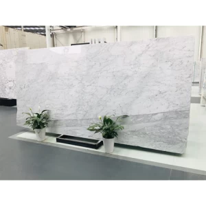 Lobby Dining Table Bathroom Flooring Marble High Quality luxury Carrara White Marble Polished Surface Finishing Marble
