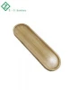 long and round storage bamboo food tray