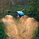 Long Flight Time Pesticide Sprayer Drone Agriculture Spraying Drone Fertilizer Seeder Spreader Drone