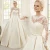 Import Long Lace Sleeve Advanced Elegant  Wedding Dresses from China